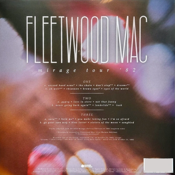 Vinyl Record Fleetwood Mac – Mirage Tour '82 (Clear) - 3LP - img.2