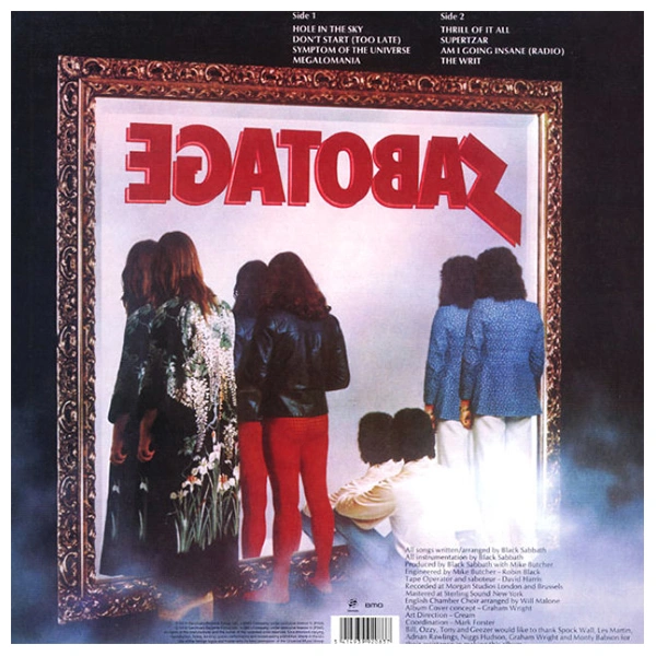 Vinyl Record BLACK SABBATH SABOTAGE LP - img.1