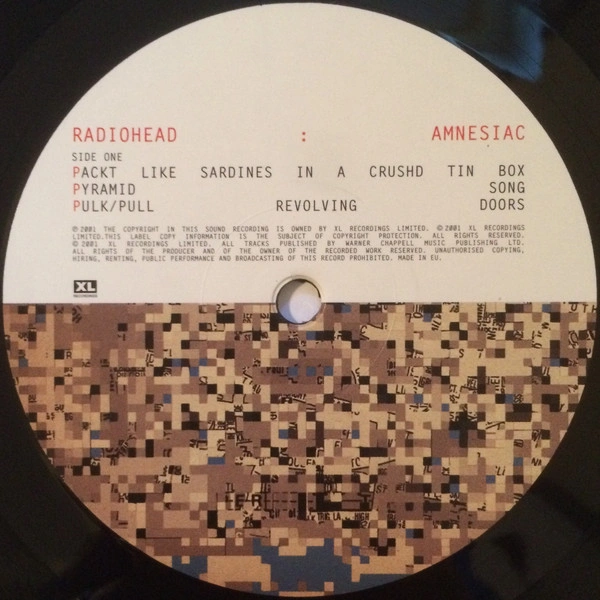 Vinyl Record Radiohead - Amnesiac LP - img.3