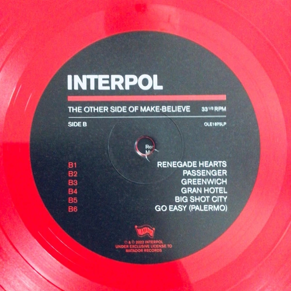 Vinyl Record Interpol – The Other Side Of Make-Believe (coloured) LP - img.8