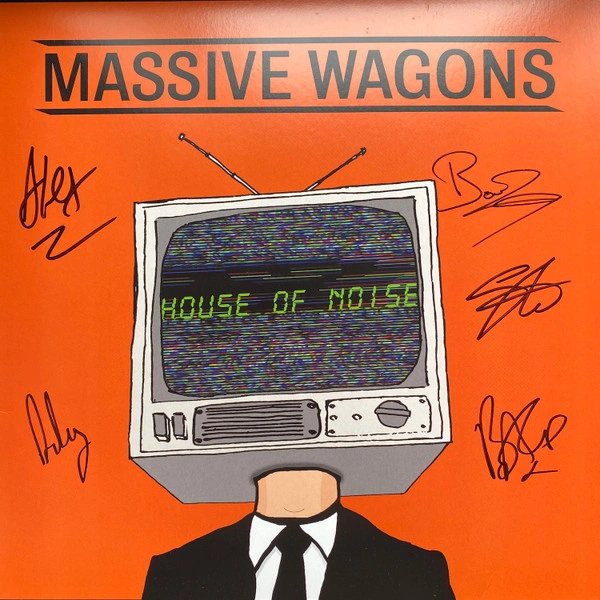 Vinyl Record Massive Wagons – House Of Noise - Orange - LP - img.0