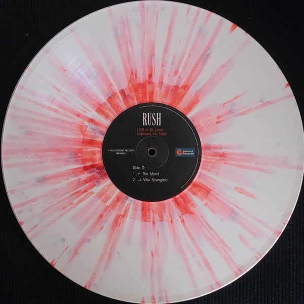 Vinyl Record Rush – Live In St. Louis 1980 (White With Red Splatter) - 2LP - img.9