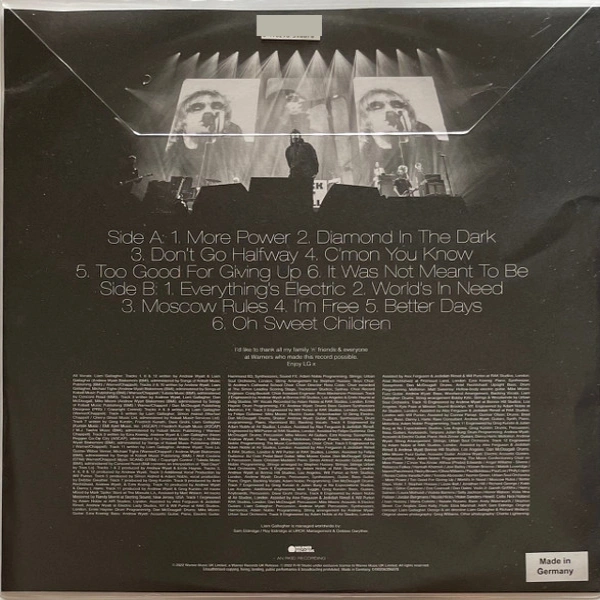 Vinyl Record Liam Gallagher – C’mon You Know (Clear) LP - img.2