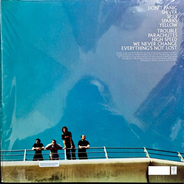 Vinyl Record Coldplay – Parachutes (Clear) LP - img.2