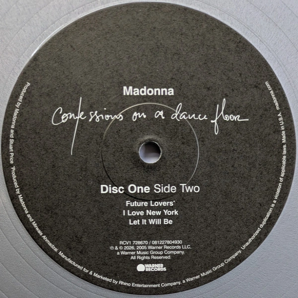 Madonna - Confessions On A Dance Floor (Silver) - 2LP - img.5