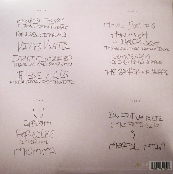 Vinyl Record Kendrick Lamar - To Pimp A Butterfly - img.3