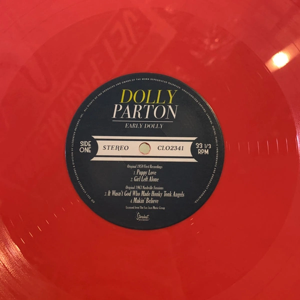 Vinyl Record Dolly Parton – Early Dolly (Coloured Pink) LP - img.2