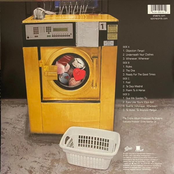 Vinyl Record Shakira – Laundry Service - 20TH ANNIVERSARY LP - img.1