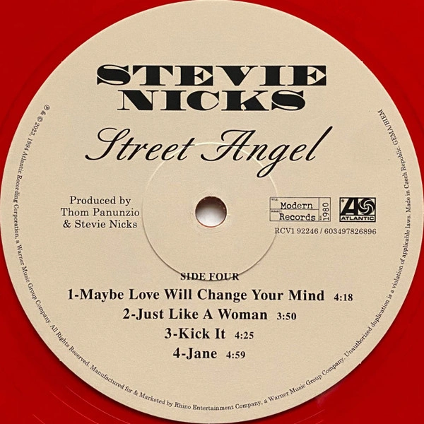 Vinyl Record Stevie Nicks – Street Angel (coloured) - 2LP - img.8