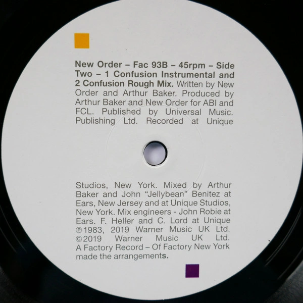 Vinyl Record New Order - Confusion (Black) LP - img.4