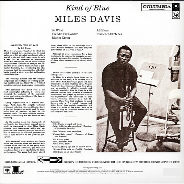 Vinyl Record Miles Davis - Kind Of Blue (Columbia) LP - img.1