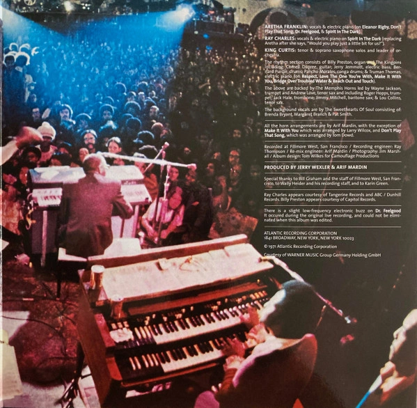 Vinyl Record Aretha Franklin – Live At Fillmore West - LP - img.1