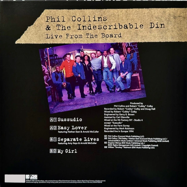 Vinyl Record Phil Collins – Live From The Board - Official Bootleg LP - img.2