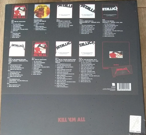 Box set Metallica – Kill 'Em All - Box - 4LP + 5CD + DVD - img.1