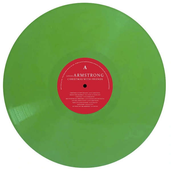 Vinyl Record Louis Armstrong - Christmas With Friends (Limited Edition Green) LP - img.2