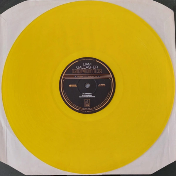 Vinyl Record Liam Gallagher - Knebworth 22 (Yellow) - 2LP - img.14