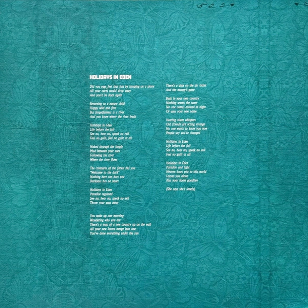 Vinyl Record Marillion – Holidays In Eden (Deluxe Edition) - 3LP - img.27