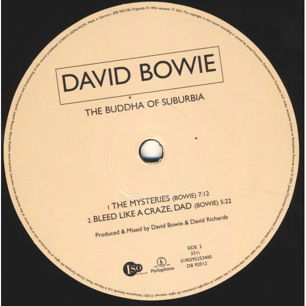 Vinyl Record David Bowie – The Buddha Of Suburbia LP - img.3