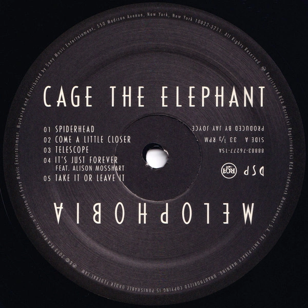 Vinyl Record Cage The Elephant - Melophobia LP - img.3