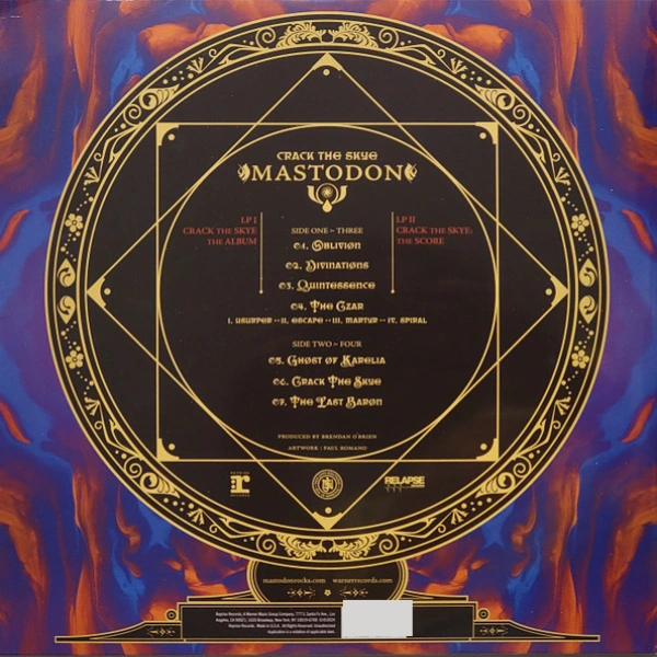 Vinyl Record Mastodon – Crack The Skye (Sky Blue, 15th Anniversary) - 2LP - img.3