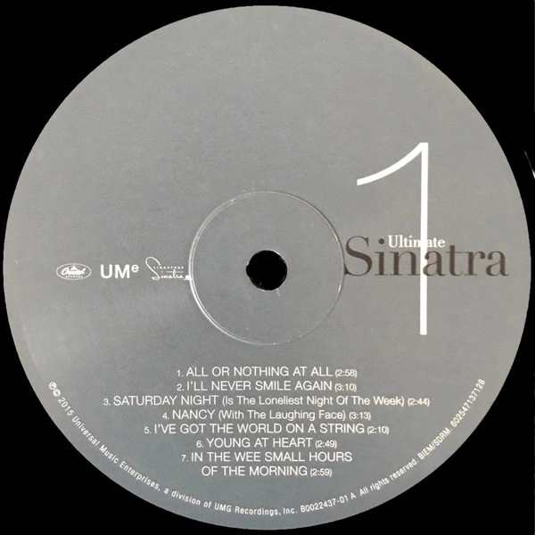 Vinyl Record Frank Sinatra - Ultimate Sinatra - img.3