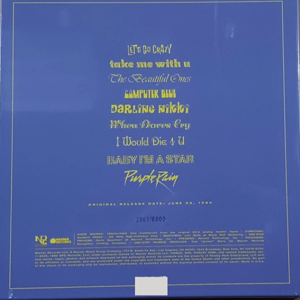 Vinyl Record Prince And The Revolution – Purple Rain LP - img.2
