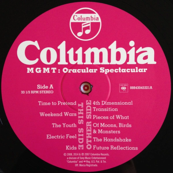 Vinyl Record MGMT - Oracular Spectacular LP - img.2