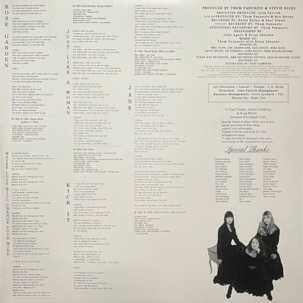 Vinyl Record Stevie Nicks – Street Angel (coloured) - 2LP - img.3