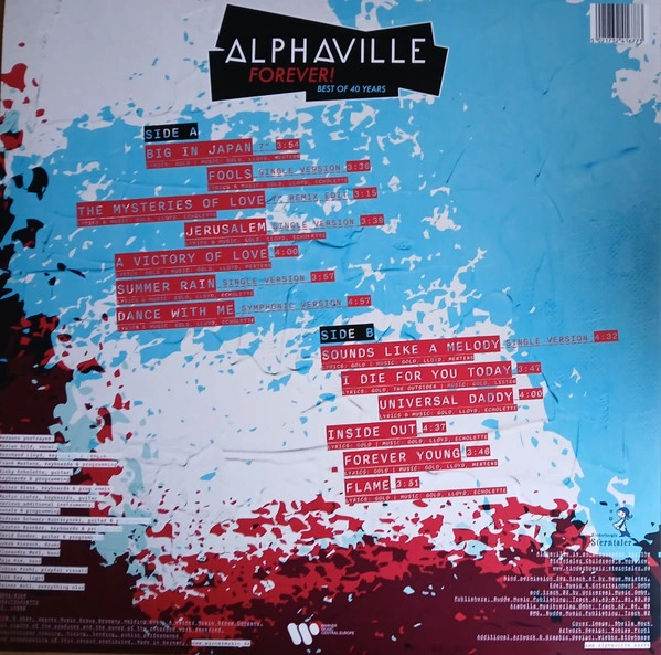 Vinyl Record Alphaville – Forever! Best Of 40 Years LP - img.1