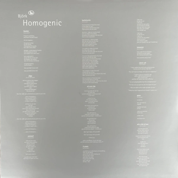 Vinyl Record Bjork – Homogenic LP - img.2