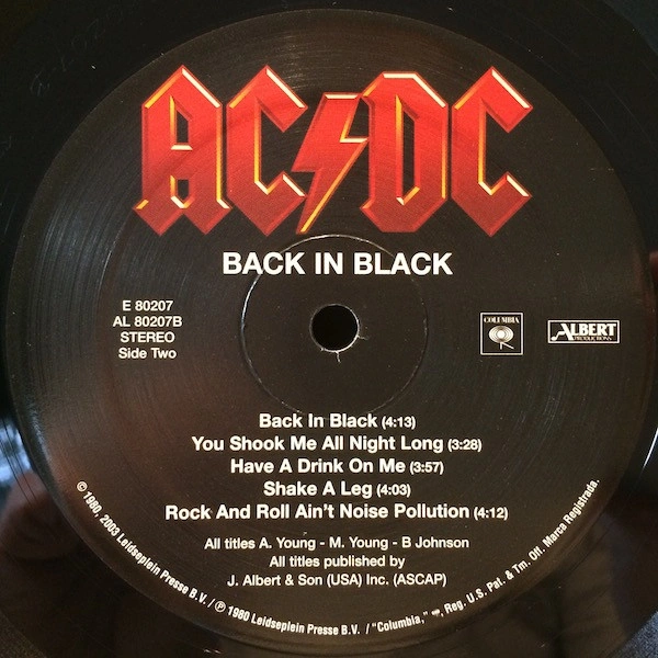 Vinyl Record AC/DC - Back In Black LP - img.4