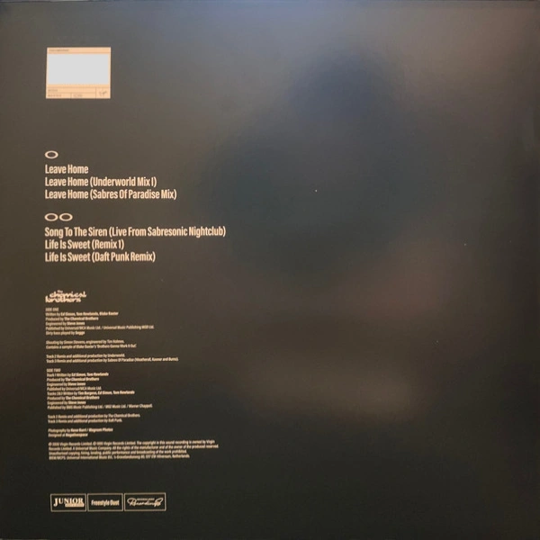 Vinyl Record The Chemical Brothers - Leave Home(Rsd 2026) (Blue) - LP - img.1
