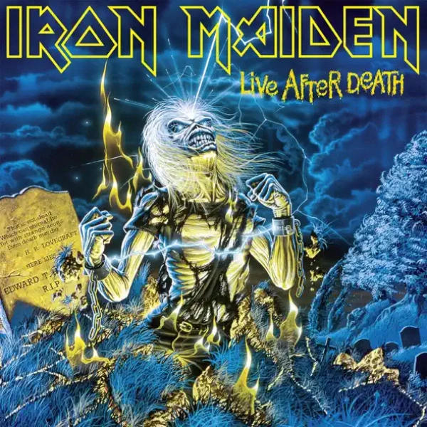 Vinyl Record Iron Maiden - Live After Death (Yellow & Blue) (RSD) - 2LP - img.0