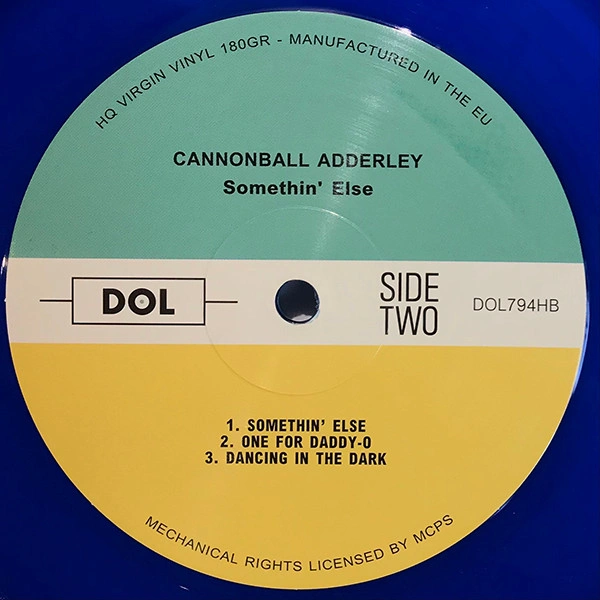 Vinyl Record Cannonball Adderley – Somethin' Else (Blue) LP - img.3