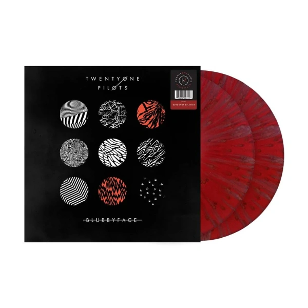 Vinyl Record Twenty One Pilots – Blurryface (10 Year Anniversary Burgundy Splatter) - 2LP - img.1