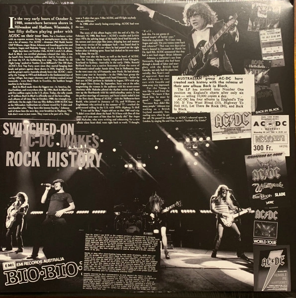Vinyl Record AC/DC Back In Black (Coloured Gold) LP - img.1