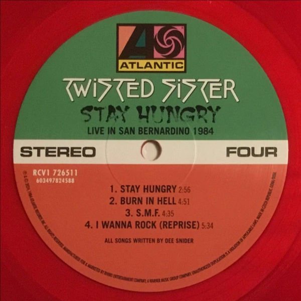 Vinyl Record Twisted Sister - Stay Hungry (40th Anniversary Edition,Translucent Red) - 2LP - img.6
