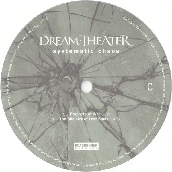 Vinyl Record Dream Theater – Systematic Chaos (Clear) - 2LP - img.18