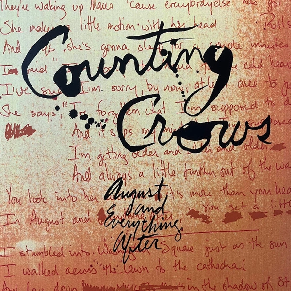 Vinyl Record Counting Crows - August And Everything After - 2LP - img.0