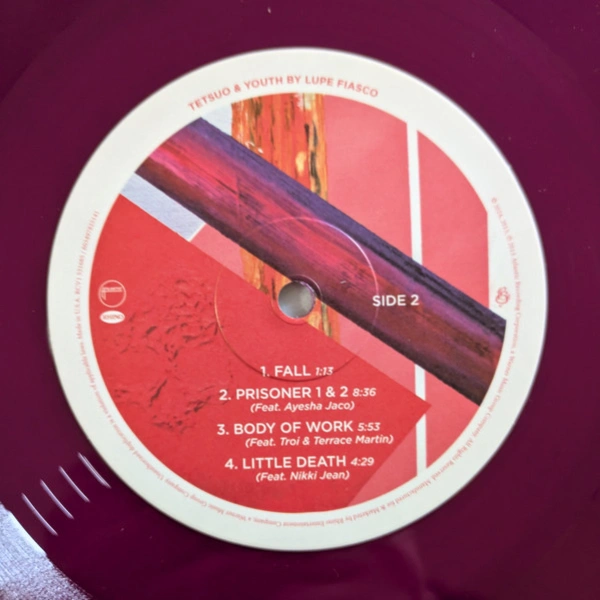 Vinyl Record Lupe Fiasco - Tetsuo & Youth (Purple Vinyl) - 2LP - img.4