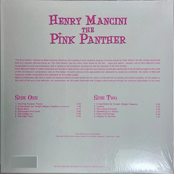 Vinyl Record Henry Mancini - The Pink Panther LP - img.1