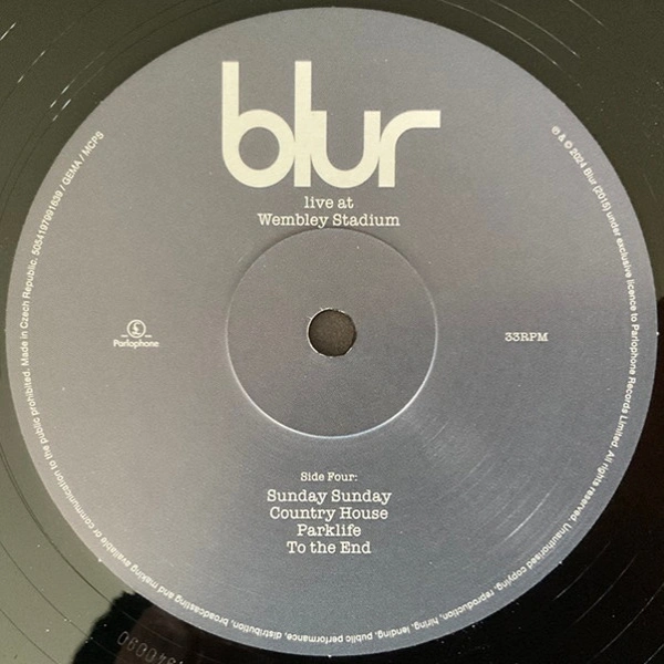 Vinyl Record Blur – Live At Wembley Stadium - 3LP - img.17