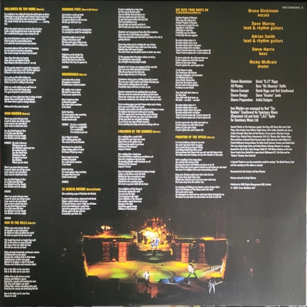 Vinyl Record Iron Maiden - Live After Death (Yellow & Blue) (RSD) - 2LP - img.13