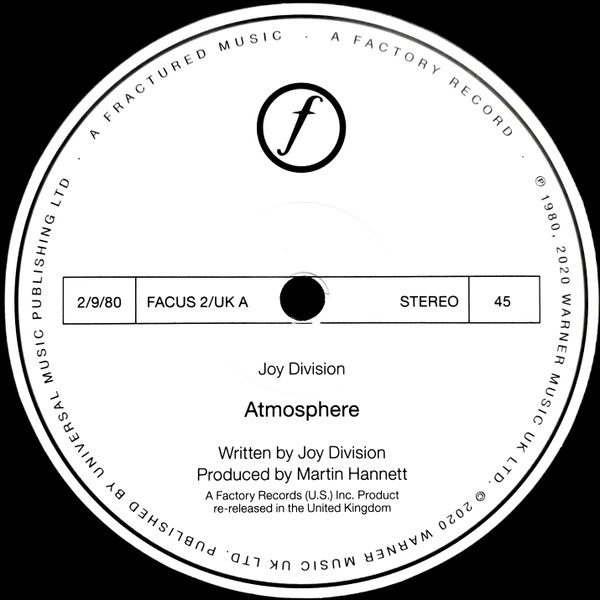 Vinyl Record Joy Division – Atmosphere LP - img.3