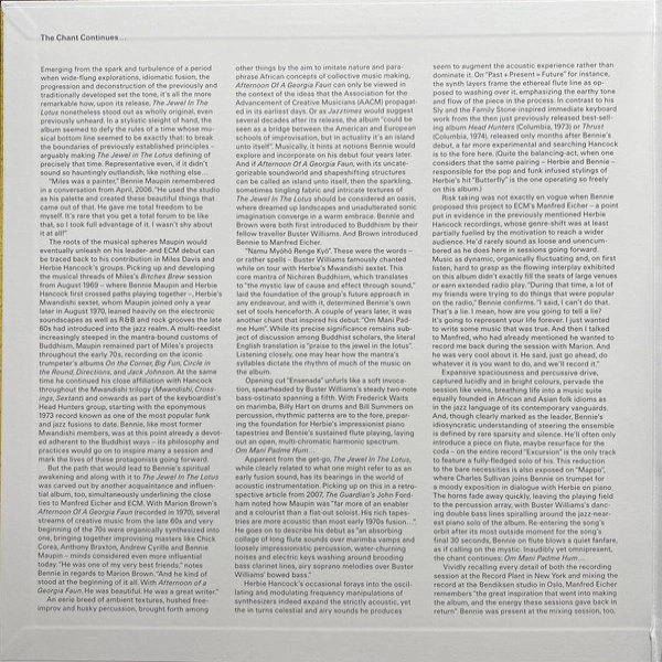 Vinyl Record Bennie Maupin – The Jewel In The Lotus LP - img.4