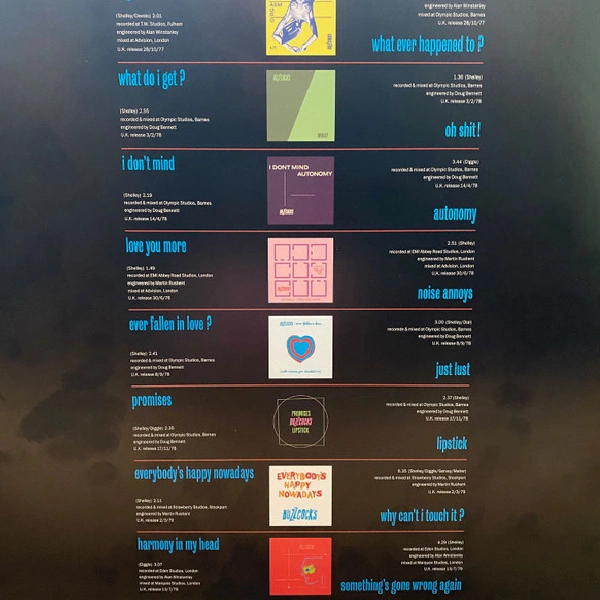 Vinyl Record Buzzcocks – Singles Going Steady (2019 Remastered Version) LP - img.1