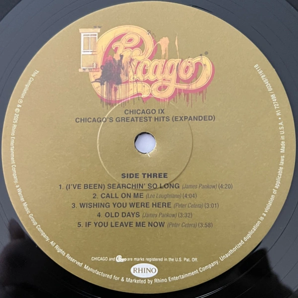 Vinyl Record Chicago – Chicago IX 50th Anniversary Expanded Greatest Hits - 2LP - img.6