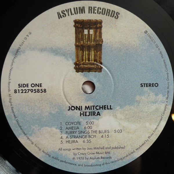 Vinyl Record Joni Mitchell - Hejira - img.3