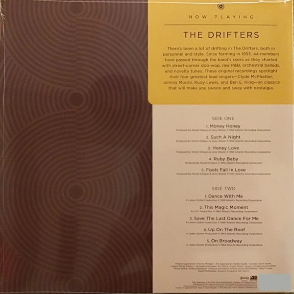 Vinyl Record The Drifters - Now Playing (Deep Ruby Baby) LP - img.2