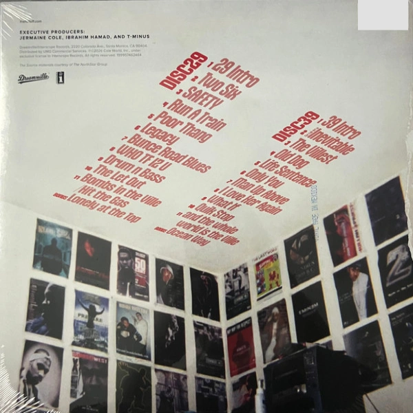 Vinyl Record J. Cole - The Fall-Off (Clear) - 4LP - img.2